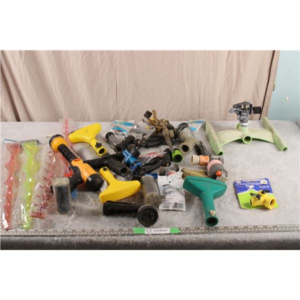 Garden Hose Nozzles + Pieces