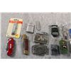 Image 2 : Misc Lighters + Belt Buckles + pocket knifes