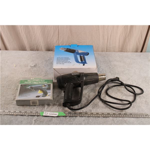 Heat Gun + Hot Glue Gun