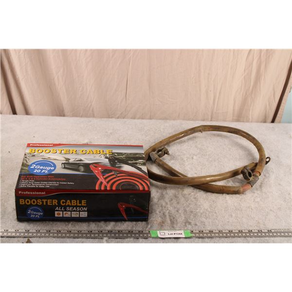 Booster Cables (appears sealed) + old battery terminal cable