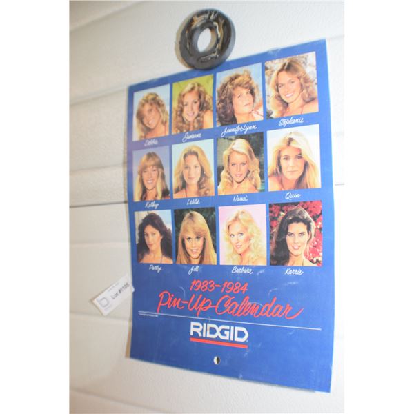 RIGID 12 PAGE PIN-UP CALENDAR