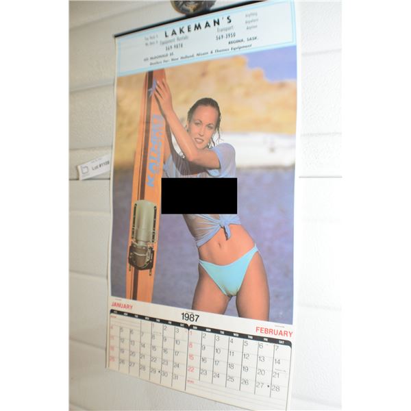 VINTAGE  PIN-UP CALENDAR