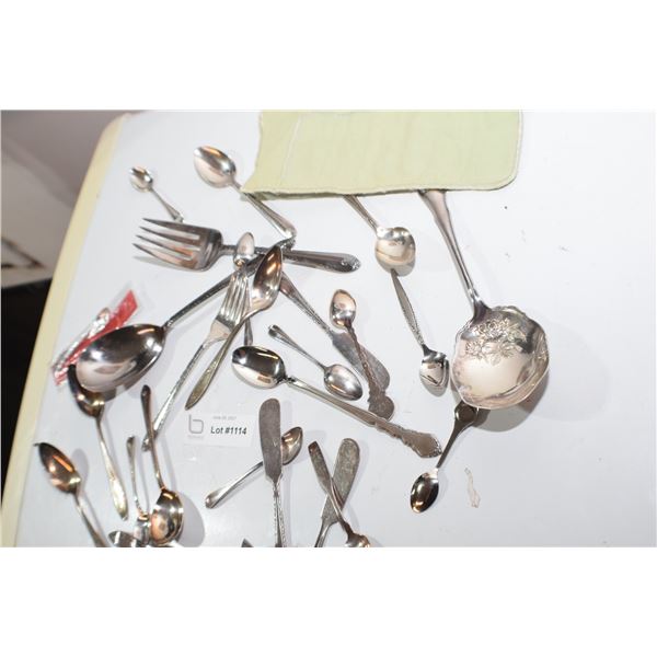 ANTIQUE FLATWARE LOT