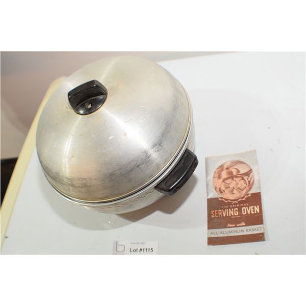 ANTIQUE WESTBEND SERVING OVEN