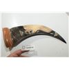 Image 1 : CARVED EAGLE HORN CARVING