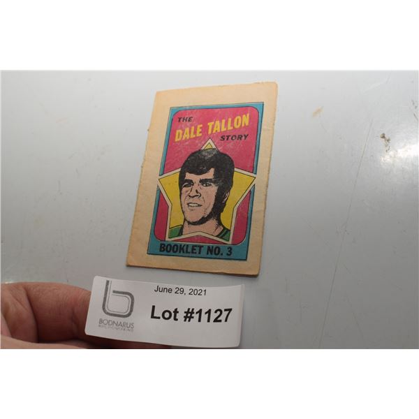 VINTAGE DALE TALON NHL HOCKEY CARDS BOOKLET