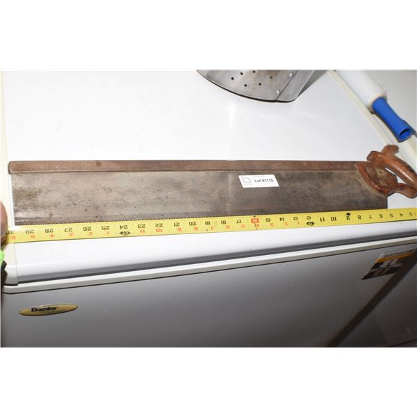 ANTIQUE UNIQUE HENRY DISSTON SAW , VERY SHARP