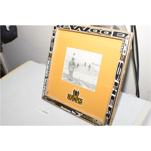 NIPIWON HAWKS HOCKEY PICTURE / BERNIE BROWN PRINT