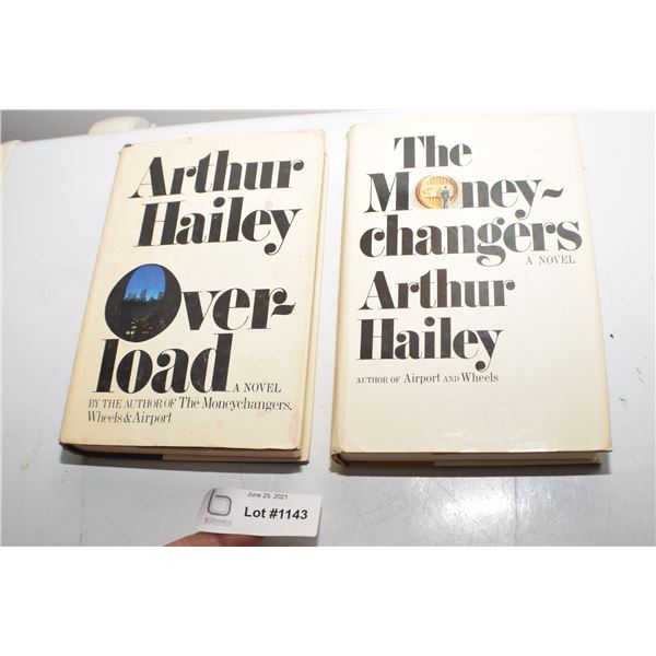 ARTHUR HAILEY  BOOKS WITH DUST JACKETS 1ST PRINTING