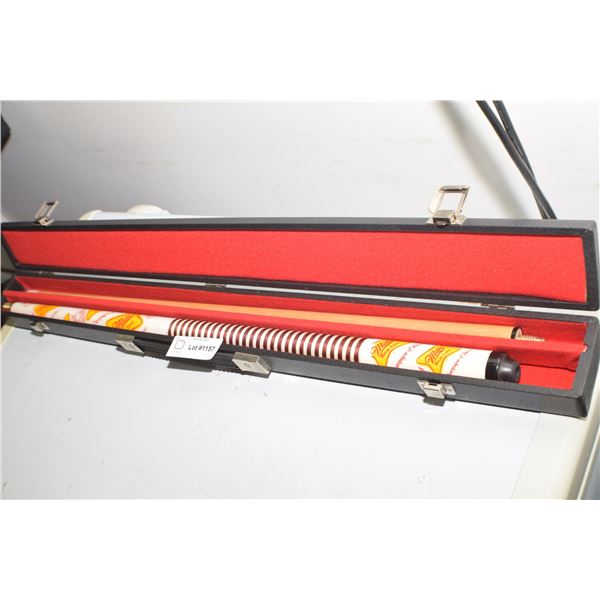 MILLER BEER POOL CUE IN CASE