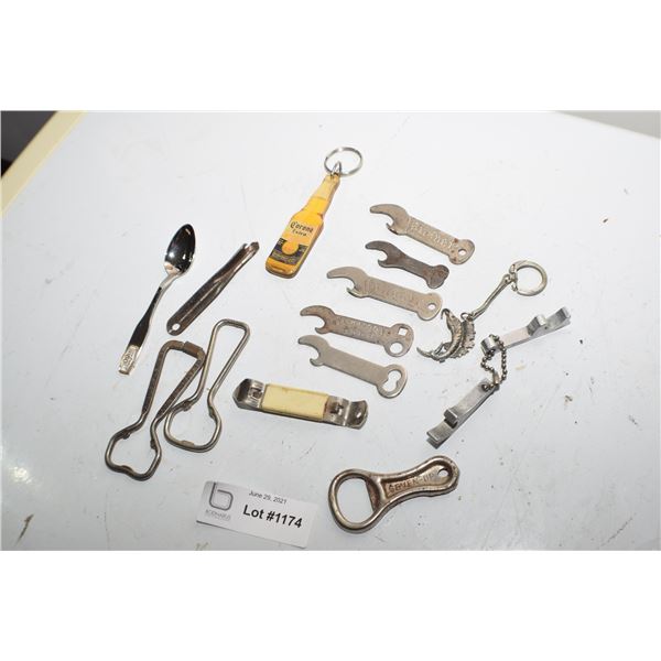 ANTIQUE BEER OPENER ADVERTISING  LOT