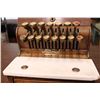 Image 4 : Antique Cash Register - National (estimated 1930's)10"wide  x17"high