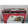 Image 3 : Betty Crocker Buffet Server/Warmer - New in box - 2 trays + see through lids
