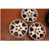 3 Dodge Car rims - 5 bolt pattern - came from 2002-2005 Neon