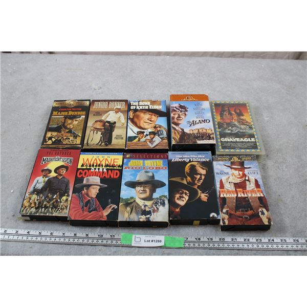 VHS Tapes - Western - John Wayne Collection