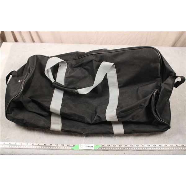 Black Hockey Bag - good condition, clean inside - 29" long, x 11" wide, x16" high