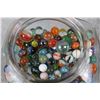 Image 4 : Fish Bowl of approx 200 Vintage Marbles + sixth sense board game