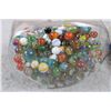 Image 5 : Fish Bowl of approx 200 Vintage Marbles + sixth sense board game