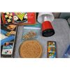 Image 3 : Board Games - Rocket Hockey, Chinese Checkers, Solitare/wood marbles, Pencil Crayons 6v camp lite