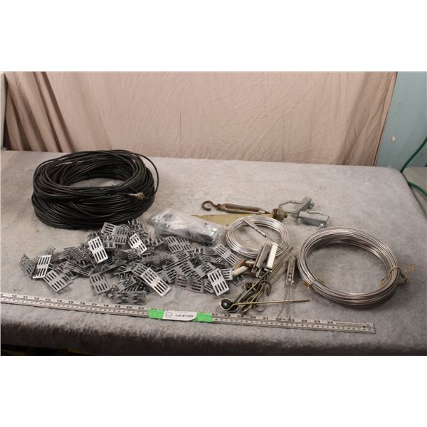 Rafter Braces + Hangers, CB radio wire