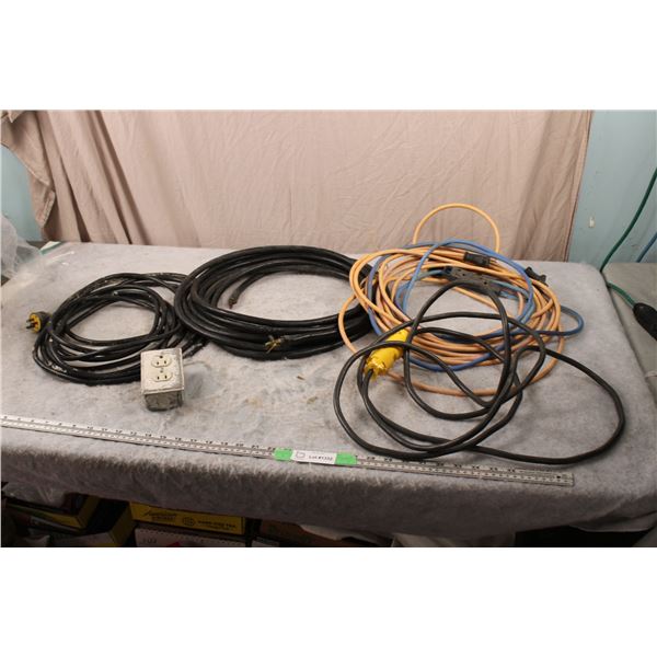 Misc Extension Cords + wire