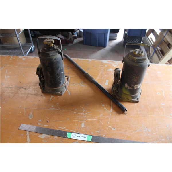 2 Bottle Jacks One Handle