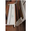 Image 4 : Head Board Foot Board and Mirror (62" Wide White)