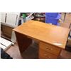 Image 3 : 3 Drawer Wooden Desk