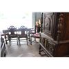 Image 10 : Kitchen Table with Six Chairs Dinette and China Cabinet Set