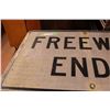 Image 2 : Freeway Ends Sign 36" x 24"