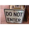 Image 1 : Do Not Enter Sign 24" x 24" Aluminum