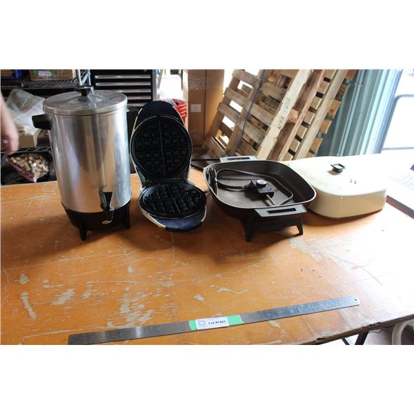 Skillet and Waffle Maker Coffee Perk
