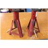 Image 3 : Pair of Red Jack Stands
