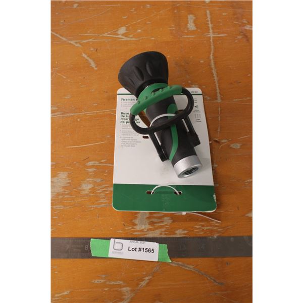 Fireman's Garden Hose Nozzle