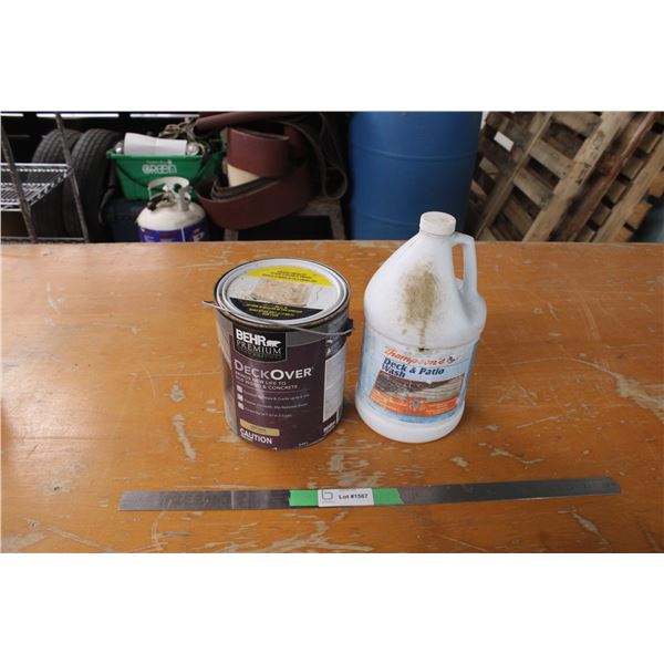 Behr Deck Restorer and Thompsons Deck Wash