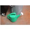 Image 3 : Wire Metal Storage Container With Watering Can and Garbage Can