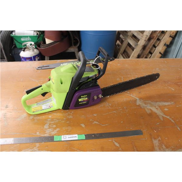 Poulan Chain Saw with Extra 16" Bar 16"