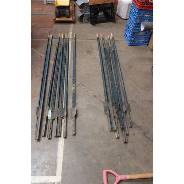 (2X THE MONEY) Snow Fence Poles (15 Poles)
