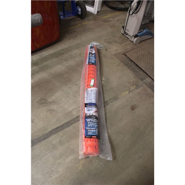 (1) Roll of Snow Fencing (Sealed Roll) 48" x 50"
