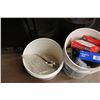 Image 3 : Pail of Plumbing Related Fittings Various