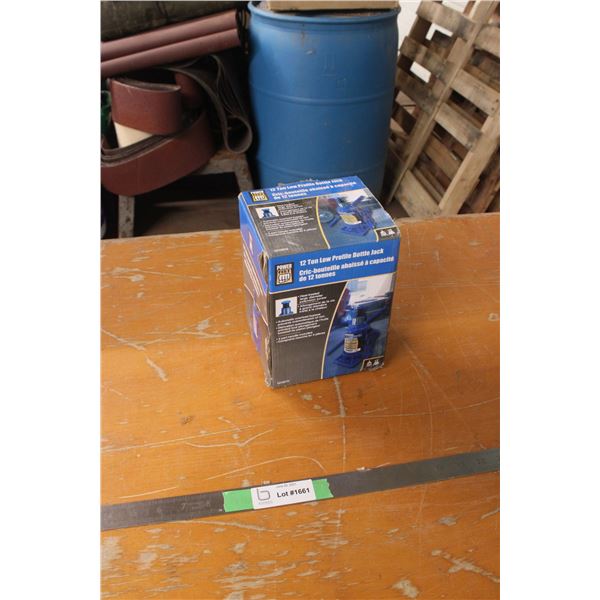 12 Ton Low Profile Bottle Jack (Power Fist)