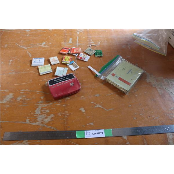 Match Boxes and Tobacco Tins
