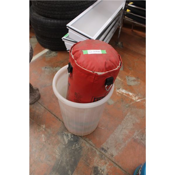Punching Bag and Container