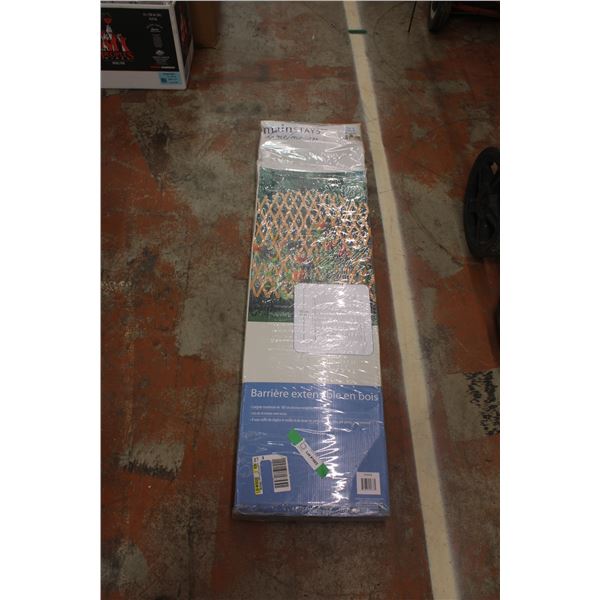 Expandable Wooden Fence in Box Never Opened