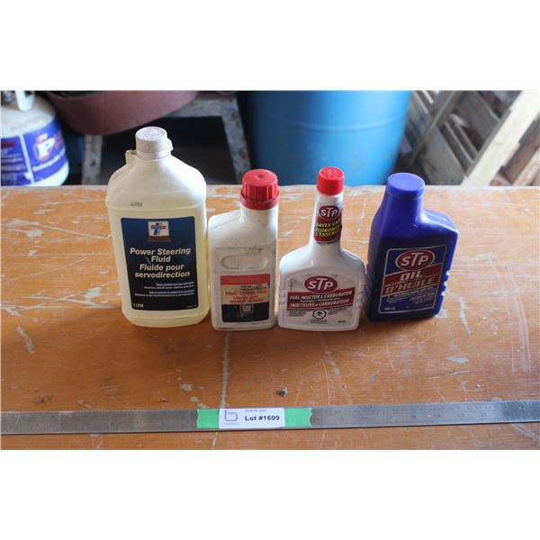 Power Steering Fluid Oil Treatment and Oils