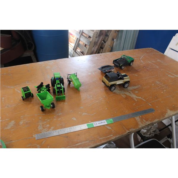 (2X THE MONEY) Kids Toys Tractor Trucks