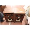 2 Heavy Wooden Speakers