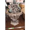 Frog Water Fountain Stands 25" High