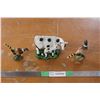 Image 1 : 2 Pheasants and Cow Figurine