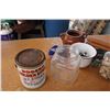 Image 2 : Marbles Enamel Bean Lot Rogers Syrup Pail and Misc Items